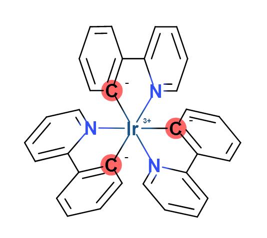 三[2-苯基吡啶-C2,N]铱(III),Tris[2-phenylpyridinato-C2,N]iridium(III)