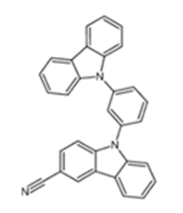 9H-Carbazole-3-carbonitrile, 9-[3-(9H-carbazol-9-yl)phenyl]-,9H-Carbazole-3-carbonitrile, 9-[3-(9H-carbazol-9-yl)phenyl]-