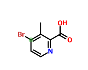 4-溴-3-甲基吡啶甲酸,4-broMo-3-Methylpicolinic acid
