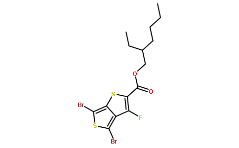 4-二(2-乙基己基)二噻吩并硅代环戊烷,2-Ethylhexyl 4,6-dibromo-3-fluorothieno[3,4-b]thiophene-2-carboxylate