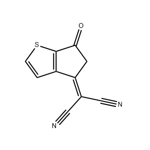 2-（5，6-二氢-6-氧代-4H-环戊[b]噻吩-4-亚基）-丙二腈,2-(6-Oxo-5,6-dihydro-cyclopenta[b]thiophen-4-ylidene)-malononitrile