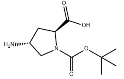 (2S,4R)-4-氨基吡咯烷-1,2-二甲酸 1-叔丁酯,(2S,4R)-1-BOC-4-AMINO-PYRROLIDINE-2-CARBOXYLIC ACID