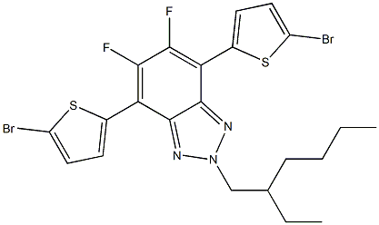 4,7-双(5-溴噻吩基)-2-(2-乙基己基)-5,6-二氟-2H-苯并[d][1,2,3]噻二唑,4,7-Bis(5-bromothiophen-2-yl)-2-(2-ethylhexyl)-5,6-difluoro-2H-benzo [d][1,2,3]triazole