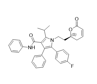 阿托伐他汀钙杂质70,(S)-5-(4-fluorophenyl)-2-isopropyl-1-(2-(6-oxo-3,6-dihydro-2H-pyran-2-yl)ethyl)-N,4-diphenyl-1H-pyrrole-3-carboxamide