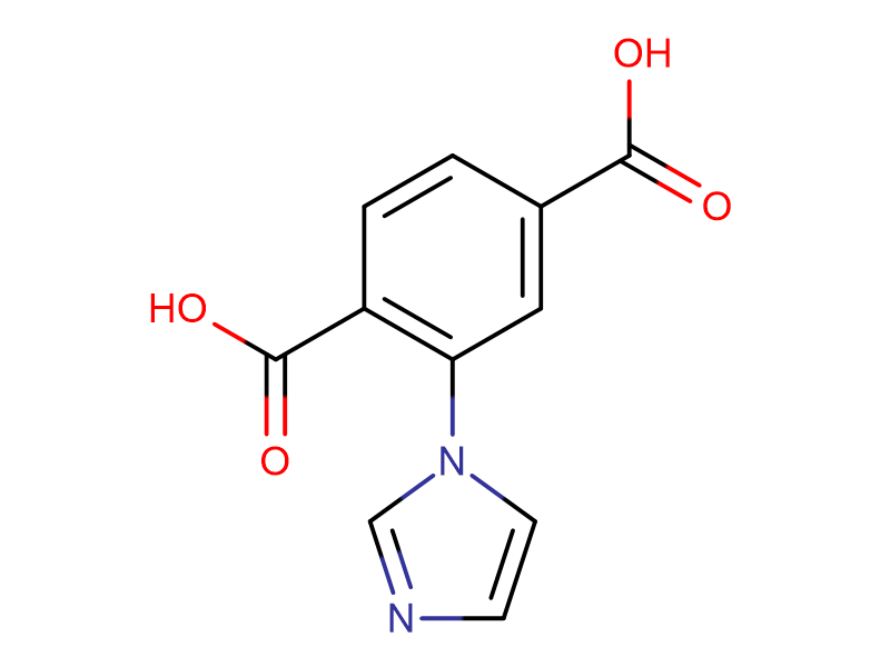 1,4-Benzenedicarboxylic acid, 2-(1H-imidazol-1-yl)-,1,4-Benzenedicarboxylic acid, 2-(1H-imidazol-1-yl)-