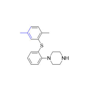 沃替西汀杂质04,1-(2-((2,5-dimethylphenyl)thio)phenyl)piperazine