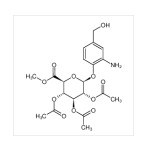 2-氨基-4-(羟甲基)苯基β-D-葡糖基葡萄糖酸甲酯 2,3,4-三乙酸酯