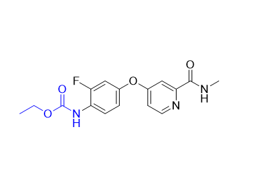 瑞戈非尼杂质06,ethyl (2-fluoro-4-((2-(methylcarbamoyl)pyridin-4-yl)oxy)phenyl)carbamate