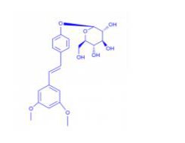 紫檀茋糖苷,Trans-3,5-dimethoxystilbene-4′-O-β-D-glucopyranoside