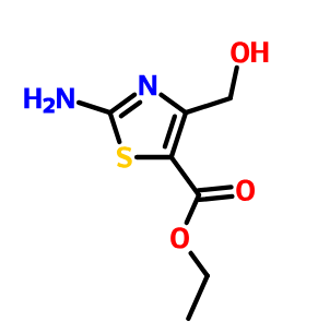 2-氨基-4-(羟甲基)噻唑-5-羧酸乙酯,Ethyl 2-amino-4-(hydroxymethyl)thiazole-5-carboxylate