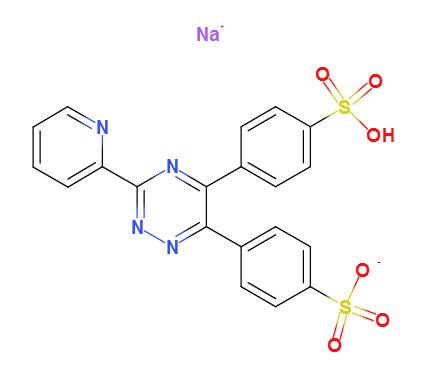 5,6-二苯基-3-(2-吡啶基)-1,2,4-三嗪-4,4"-二磺酸单钠盐水合物,ferrozine monosodium salt