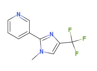 3-[1-甲基-4-(三氟甲基)-1H咪唑-2-基]吡啶,3-[1-methyl-4-(trifluoromethyl)imidazol-2-yl]pyridine