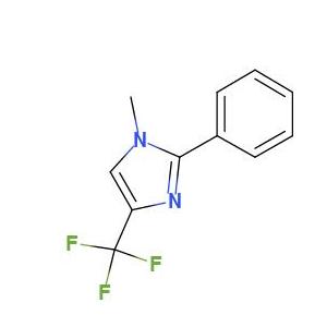 1-甲基-2-苯基-4-(三氟甲基)-1H-咪唑,1-methyl-2-phenyl-4-(trifluoromethyl)imidazole