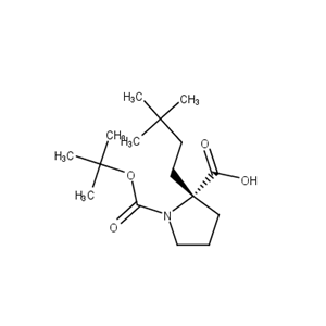(2S)-1-[(tert-butoxy)carbonyl]-2-(3,3-dimethylbutyl)pyrrolidine-2-carboxylic acid