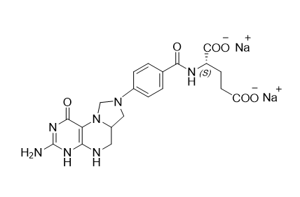 叶酸杂质01,sodium (2S)-2-(4-(3-amino-1-oxo-5,6,6a,7-tetrahydroimidazo[1,5-f] pteridin-8(1H,4H,9H)-yl)benzamido)pentanedioate