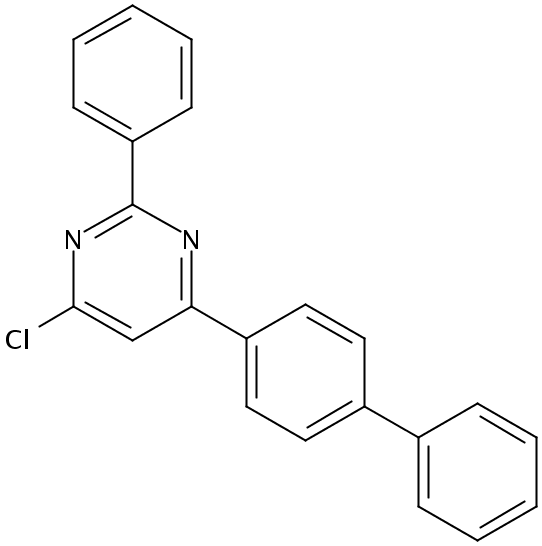 4-联苯-4-基-6-氯-2-苯基嘧啶,4-(biphenyl-4-yl)-6-chloro-2-phenylpyrimidine