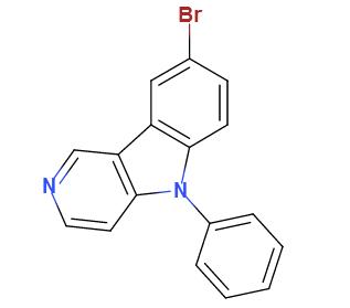 8-溴-5-苯基-5H-吡啶并[4,3-b]吲哚,8-bromo-5-phenylpyrido[4,3-b]indole