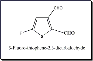 5-氟噻吩-2，3-二甲醛,5-Fluoro-thiophene-2,3-dicarbaldehyde