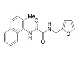 N1-(2-呋喃甲基)-N2-(2-甲基-1-萘基)草酰胺,N1-(furan-2-ylmethyl)-N2-(2-methylnaphthalen-1-yl)oxalamide