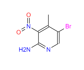 2-氨基-5-溴-3-硝基-4-甲基吡啶,2-Amino-5-bromo-4-methyl-3-nitropyridine