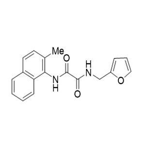 N1-(2-呋喃甲基)-N2-(2-甲基-1-萘基)草酰胺