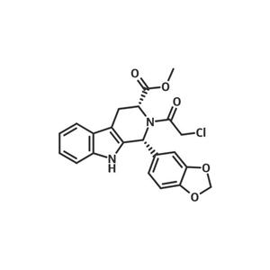 他達(dá)那非中間體,(1R,3R)-METHYL-1,2,3,4-TETRAHYDRO-2-CHLOROACETYL-1-(3,4-METHYLENEDIOXYPHENYL)-9H-PYRIDO[3,4-B]INDOLE-3-CARBOXYLATE