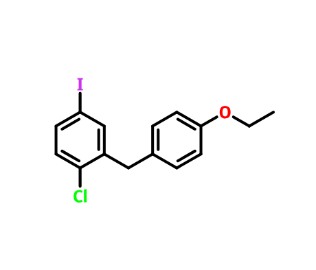 1-氯-2-(4-乙氧基苄基)-4-碘代苯,4-Iodo-1-chloro-2-(4-ethoxybenzyl)benzene