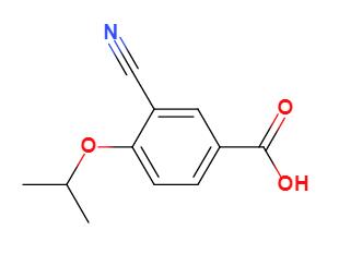 3-氰基-4-异丙氧基苯甲酸,3-cyano-4-propan-2-yloxybenzoic acid