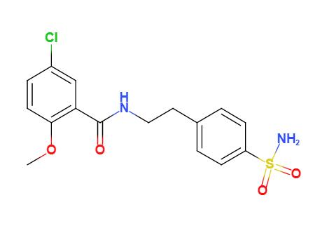 4-[2-(2-甲氧基-5-氯苯甲酰胺基)乙基]苯磺酰胺,4-[2-(5-Chloro-2-methoxybenzamido)ethyl]benzene Sulfonamide