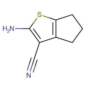 2-氨基-5,6-二氫-4H-環(huán)戊烯并噻吩-3-甲腈,2-AMINO-5,6-DIHYDRO-4H-CYCLOPENTA[B]THIOPHENE-3-CARBONITRILE