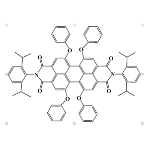 2,9-双(2,6-二异丙基苯基)-5,6,12,13-四(苯氧基)苝酰亚胺