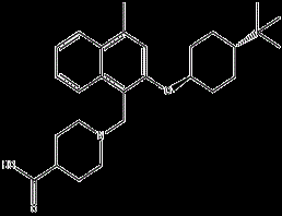 1-((2-((1r,4r)-4-tert-butylcyclohexyloxy)-4-methylnaphthalen-1-yl)methyl)piperidine-4-carboxylic aci