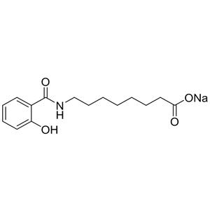 8-(2-羟基苯甲酰胺基)辛酸钠,sodium,8-[(2-hydroxybenzoyl)amino]octanoate