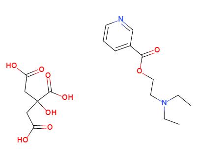 构橼酸烟胺乙酯,Nicametate citrate