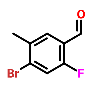 4-溴-2-氟-5-甲基苯甲醛,4-BROMO-2-FLUORO-5-METHYLBENZALDEHYDE