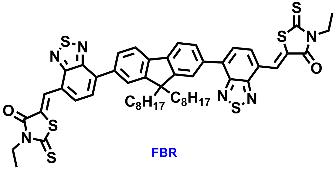 FBR,FBR; 5,5'-[(9,9-dioctyl-9H-fluorene-2,7-diyl)bis(2,1,3-benzothiadiazole-7,4-diylmethylidyne)]bis[3-ethyl-2-thioxo-4-Thiazolidinone