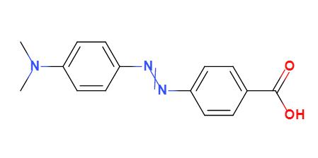 4-(4-二甲氨基苯基偶氮)苯甲酸,(E)-4-((4-(dimethylamino)phenyl)diazenyl)benzoic acid