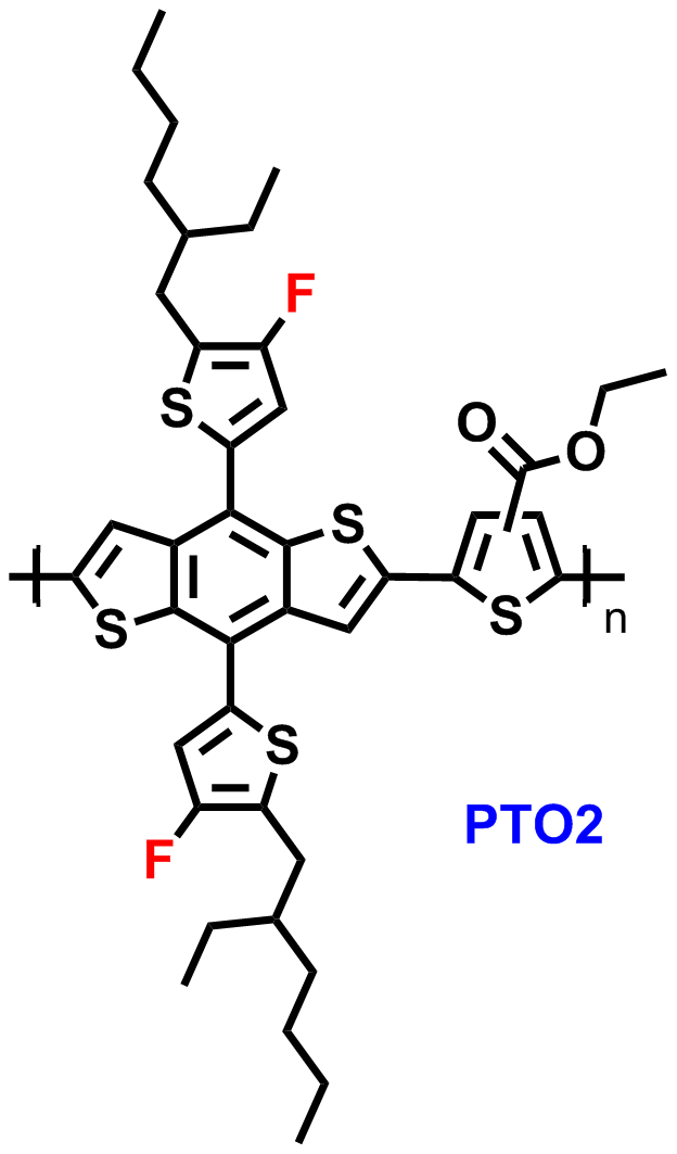 有机光电子聚合物给体PTO2,PTO2
