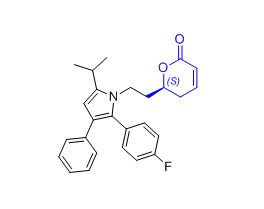 阿托伐他汀鈣雜質(zhì)73,(S)-6-(2-(2-(4-fluorophenyl)-5-isopropyl-3-phenyl-1H-pyrrol-1-yl) ethyl)-5,6-dihydro-2H-pyran-2-one