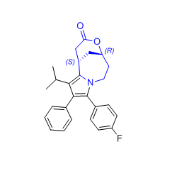 阿托伐他汀钙杂质74,(1S,5R)-9-(4-fluorophenyl)-11-isopropyl-10-phenyl-1,2,6,7-tetrahydro-3H,5H-1,5-methanopyrrolo[1,2-e][1,5]oxazonin-3-one