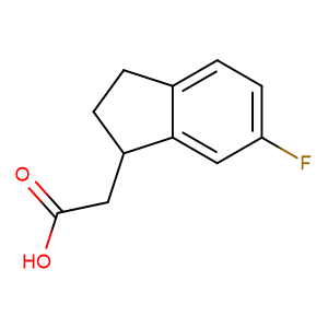 2-(6-氟-1-茚满基)乙酸,2-(6-Fluoro-2,3-dihydro-1H-inden-1-yl)acetic acid