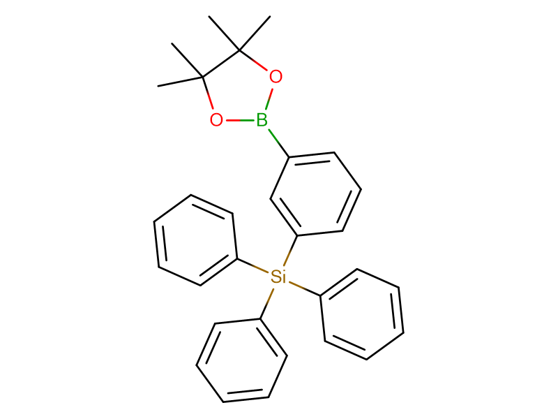 4,4,5,5-四甲基-2-[3-(三苯基甲硅烷基)苯基]-1,3,2-二氧杂硼烷,triphenyl[3-(4,4,5,5-tetramethyl-1,3,2-dioxaborolan-2-yl)phenyl]silane