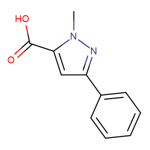 2-甲基-5-苯基-2H-吡唑-3-甲酸,1-Methyl-3-phenyl-1H-pyrazole-5-carboxylic acid
