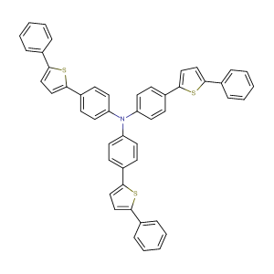 三[4-(5-苯基噻吩-2-基)苯基]胺,Tris[4-(5-phenylthiophen-2-yl)phenyl]amine