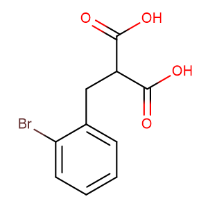 <(2-bromophenyl)methyl>propanedicarboxylic acid,<(2-bromophenyl)methyl>propanedicarboxylic acid