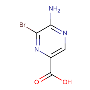 2-氨基-3-溴吡嗪-5-羧酸
