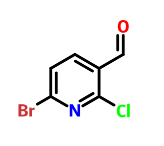 6-溴-2-氯烟醛,6-BroMo-2-chloro-pyridine-3-carbaldehyde