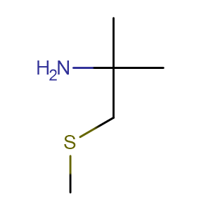 2-甲基-1-甲巯基-2-丙胺,2-methyl-1-(methylthio)-2-Propanamine