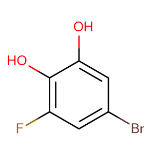 5-溴-3-氟苯-1,2-二醇,5-broMo-3-fluorobenzene-1,2-diol