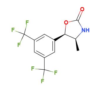 (4S,5R)-5-(3,5-二(三氟甲基)苯基)-4-甲基唑烷-2-酮,(4S,5R)-5-[3,5-Bis(trifluoromethyl)phenyl]-4-methyl-1,3-oxazolidin-2-one